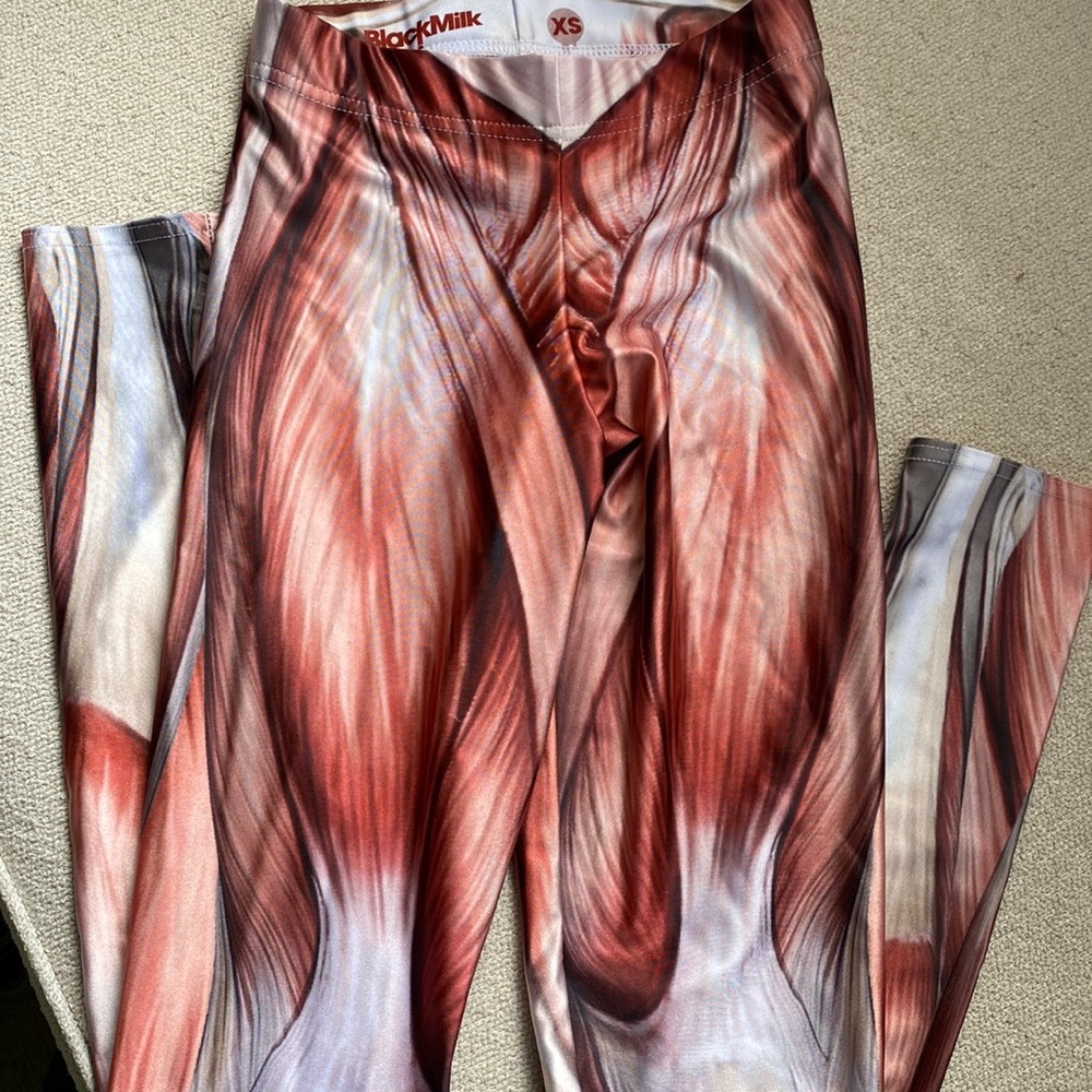 Exposed Muscle Blackmilk Leggings XS